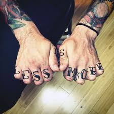 You can flank each word with small designs as well. Top 101 Best Knuckle Tattoos Ideas 2021 Inspiration Guide