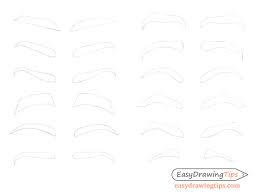 Draw these slightly thicker towards the middle and thinner towards the ends. How To Draw Eyebrows Step By Step Easydrawingtips