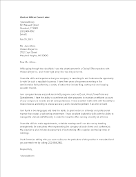 Check spelling or type a new query. Clerical Officer Cover Letter Templates At Allbusinesstemplates Com