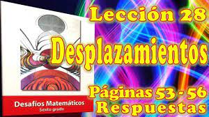 Si conoces bien al interlocutor, o es una persona cariñosa, esta respuesta le puede parecer poco sincera o puede creer que le estás ocultando algo. Bloggepedia Desafios Matematicos Sexto Grado Leccion 28 Paginas 53 54 55 Y 56 Facebook