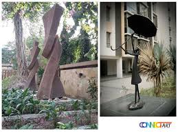 Materials Used For Making An Outdoor Modern Sculpture Connect Art Artistic Solutions A soft sculpture is made using soft materials, such as cloth, rubber, plastic, paper, and materials who are the most famous filipino sculptors, their works to become successful and what materials.