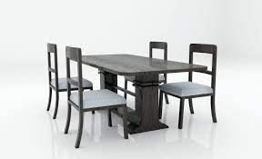 Free dining room table and 4 chairs, all painted with chalk paint. Dining Room Table Set 3d Model Free C4d Models
