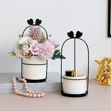 Save up to 40% off select items. Nordic Vase Hanging Basket Wrought Iron Flower Pot Hanging Iron Frame Flower Stand Hydroponic Flower Pot Modern Wall Decoration Decoration Alexnld Com
