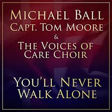 Walking 100 lengths of his garden. You Ll Never Walk Alone Nhs Charity Single By Michael Ball Captain Tom Moore The Nhs Voices Of Care Choir On Amazon Music Amazon Com