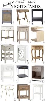 Pick up two of them for both sides of the bed. Favorite Narrow Nightstands For Small Space Bedrooms Driven By Decor