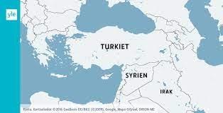 Karta över alla koordinater från wikimap eller osm; Svenska Is Anhangare Greps I Turkiet Utrikes Svenska Yle Fi
