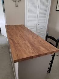 How I Updated A Countertop With Wood Look Contact Paper Postcards From The Ridge Countertops Wood Countertops Kitchen Contact Paper