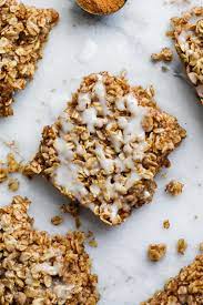 Cinnamon Roll Oatmeal Bars Recipe Baking Buns Rolled Oats Recipe Oatmeal Bars