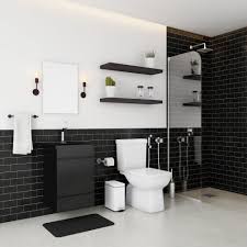 Banheiro Preto E Branco Banheiro Preto E Branco Banheiro Preto Decoracao Banheiro Pequeno