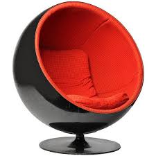 Ball Chair By Eero Aarnio Found On Polyvore Featuring Home Furniture Chairs Accent Chairs Home Decor Red Red Furniture Red Ball Chair Chair Lounge Chair