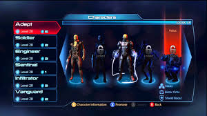Includes detailed statistics for all classes/kits, skills, weapons, mods, amps and gear. Mass Effect Wiki Classes