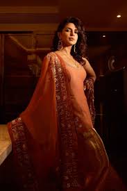 Priyanka Chopra Jonas wears a Re-ceremonial salwar-kameez that plays with  textures and colours | Vogue India