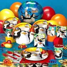 You can go with a zoo theme, a jungle theme, or a circus theme all while sticking to the overall madagascar theme. Penguins Of Madagascar Value Pack Madagascar Party Birthday Party Packs Penguins Of Madagascar
