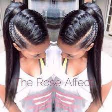 Pin By Stephanie Lampe On Hair Styles And Colors Braided Ponytail Hairstyles Hair Styles Braided Hairstyles