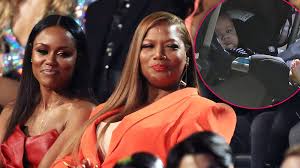 Queen latifah is a 50 year old american rapper. Queen Latifah Fiancee Eboni Nichols Attend Mtv Vmas After Secret Baby