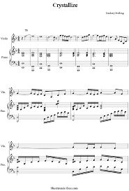 This page offers free sheet music for the violin, easy, moderate or difficult. Crystallize Violin Sheet Music Lindsey Stirling Sheetmusic Free Com