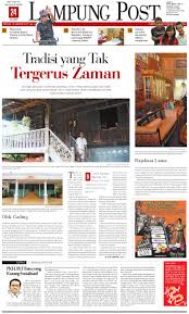 Rumah adat lampung mempunyai pondasi terbuat dari batu berbentuk persegi yang disebut umpak batu. Lampungpost Edisi Minggu 22 Januari 2011 By Lampung Post Issuu