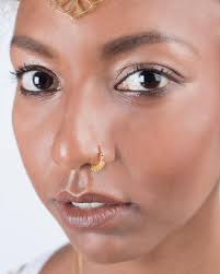 Gold Nose Ring Indian Nose Ring Unique Nose Ring Gold Nose Etsy Unique Nose Rings Gold Nose Rings Indian Nose Ring