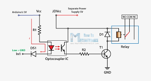 In this article, we are going to control an arduino relay module. Control High Voltage Devices Arduino Relay Tutorial Relay Module Circuit Diagram Transparent Png 700x374 Free Download On Nicepng