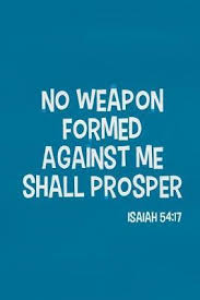No weapon formed against me shall prosper. No Weapon Formed Against Me Shall Prosper Isaiah 54 Faith Walker Journals Book Buy Now At Mighty Ape Nz