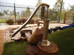 Stainless Shallow Well Pump 2 Natural Playground Water Playground Hand Water Pump