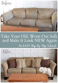 The easiest way to instantly update your spaces for the season is to revamp your outdoor cushions! Easy Inexpensive Saggy Couch Solutions Diy Couch Makeover Love Of Family Home