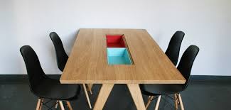 See more ideas about dining table with drawers, dining table, diy furniture. An Uncommon Storage Space The Dining Table Core77