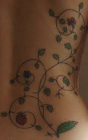 The petals have to be edgier and the overall design more compact. Pretty Nice Tattoo Of Strawberry Vine Tattooimages Biz