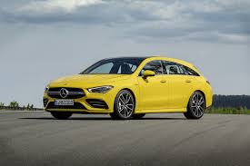 2020 Mercedes Amg Cla 35 Shooting Brake Combines Performance And Practicality Carscoops Shooting Brake Mercedes Amg Mercedes