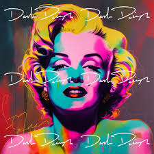 Marilyn Monroe Pop Art, PNG