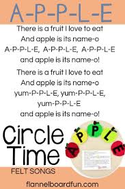 Bits And Pieces Song Lyrics Preschool Circle Time Song Lyrics Are Included With All The Adorable Felt Board Song Sets I Circle Time Songs Preschool Circle Time Songs Preschool Circle Time