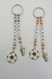 Football Personalised Double Name Keyring Keychain Football Etsy Keyrings Keychain Guard Gifts