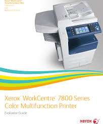 Xerox 7855 is rarely made to the workplace and industry in the trust of the cost. Xerox Workcentre 7830 7835 7845 7855 Users Manual 7500 Series Multifunction Printer