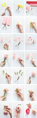 Du papier crépon, une baguette creuse et rigide du diamètre d'une paille mais de la longueur de votre bande de crépon, et un petit fil métallique. 1001 Tutos Et Idees Top Comment Faire Une Fleur En Papier Soi Meme
