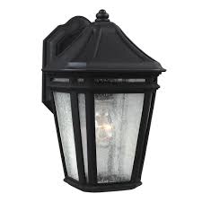 Feiss Londontowne 1 Light Black Outdoor 12 5 In Wall Lantern Sconce Ol11300bk The Home Depot