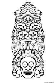 Enter now and choose from the following categories Adult Totem Inspiration Inca Mayan Aztec 3 Coloring Pages Printable