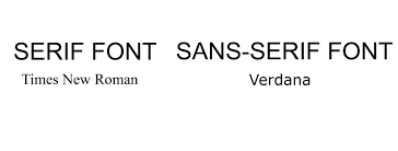 Both typefaces have their place in logo. What Is A Serif Font