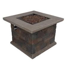 Corinthian 34 In Square Propane Fire Pit 66596 At The Home Depot Gas Fire Pit Table Propane Fire Pit Gas Firepit