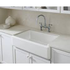 The whitehaven white sink is also made of enameled cast iron. Kohler Whitehaven Farmhouse Apron Front Cast Iron 36 In Single Basin Kitchen Sink In Caviar K 6489 Fp The Home Depot