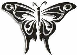 Butterfly tattoos for girls, men & women. 45 Tribal Butterfly Tattoo Designs