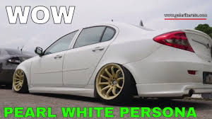 Ada sport rim, kete cantik. Proton Persona Stance Pearl White Galeri Kereta Youtube