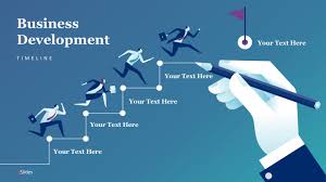 Business development and sales might collide at some corner because of their alignment for the completion of the job. Business Roadmap Template Free Powerpoint Templates