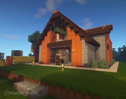 Medial Texture Pack On Instagram New House Built In Survival Mode With Stone And Acacia Wood Minecraft House Built Minecraft Houses Minecraft Projects
