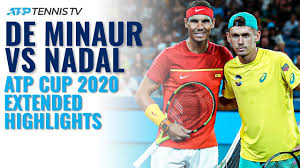 Sinon faut tout voir, j'ai laissé le meilleur vers la fin. Alex De Minaur Vs Rafa Nadal Atp Cup 2020 Extended Highlights Youtube