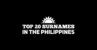 This is probably the most famed surname from the letter 'e' but, surnames are also equally important. Top 20 Family Names In The Philippines