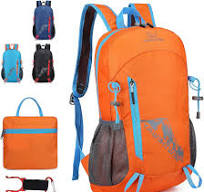 Lywencom Zaino da escursionismo, 20 l, leggero, pieghevole, impermeabile,  ultraleggero, adatto per campeggio, picnic all'aperto, Arancione, Small :  ...