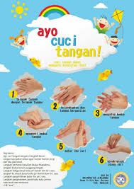 Cuci tangan 6 langkah pakai sabun menurut who. 60 Contoh Poster Pendidikan Lingkungan Kesehatan Dll