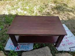 Adhere contact paper in a simple geometric design to give your side table a modern look. 8 Brilliant Diy Coffee Table Makeover Ideas Happy Diy Home