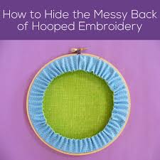 For example, straightening the fibers by putting them back in place with the use of an iron, and afterward. How To Hide The Messy Back Of Your Hooped Embroidery Embroidery Tutorials Hardanger Embroidery Cross Stitch Hoop