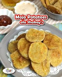 Shakey S Style Potato Mojos Recipe Recipe Recipes Food Homemade Recipes